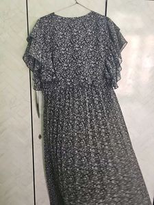 Chic Floral Print Maxi Dress