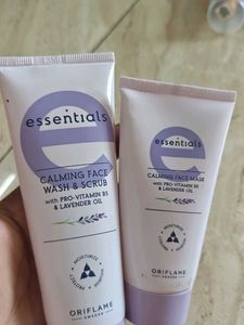 Oriflame Essentials Calming Face Wash &amp; Scrub and