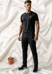 Men's Black Athletic Tracksuit