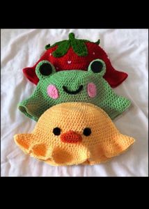 handmade Crochet Animal Hat ( 1 piece)