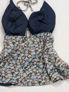Y2K Backless Tie Up Knot Floral Halter Top