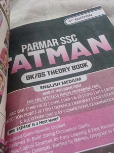 Parmar SSC Fatman GK/GS Theory Book