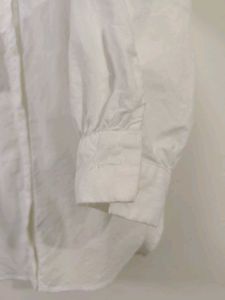Classic White Zara Button-Up Shirt