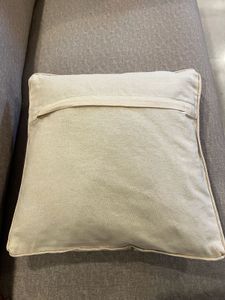 Decorative Throw Pillow Cover with Floral Design-2