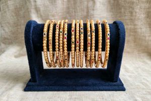 Designer Pearl &amp; Gemstone Bangles ✨