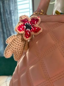 Crochet Demogorgon Flower Keychain
