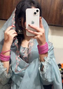 diwali special pakistani hoor soft organza suit du
