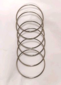 Set of 6 Silver Bangles