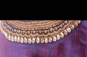 Elegant Purple Ethnic Gown