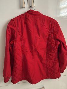 Red Quilted Jacket