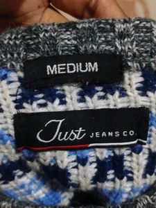 Men's Geometric Pattern Knit Sweater