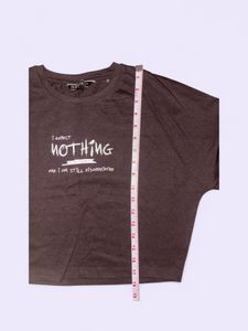 Brown Graphic Print T-Shirt