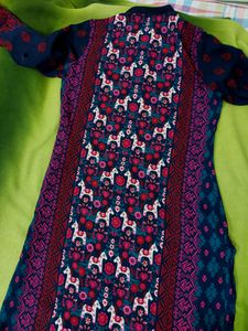 Georgette printed kurti
