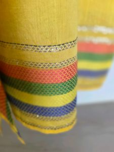 Vibrant Embroidered Yellow Kurta