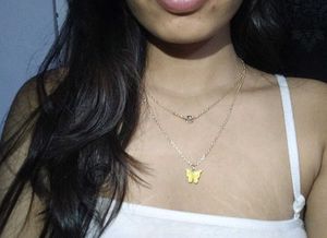 Layered Butterfly Necklace