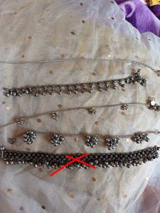 Combo of 4 GS anklet single piece each