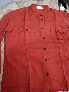 Casual Orange Shirt