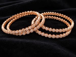 Elegant CZ Crystal Link Bracelet Set