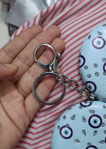 Cute Evil Eye Keychain with mirror
