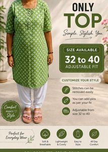 beauty green kurti
