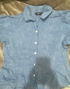 Blue Button-Down Shirt