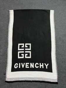 Givenchy Logo Scarf - Black &amp; White