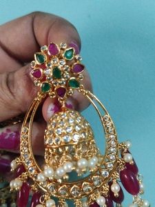 Chandhbali Ear Rings Premium Quality