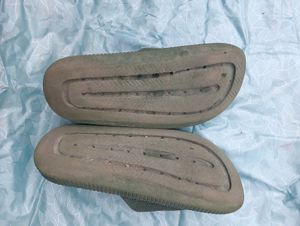 Modernist Olive Green Slides