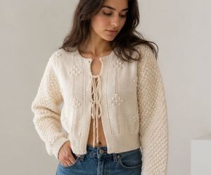 Korean Cream Knit Cardigan | Never Worn | Like New