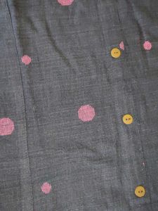 Pink navy Blue Polka Dot Kurta