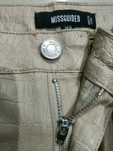 Faux Leather Snake Skin Designe Short Size 30-32