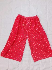 Red Polka Dot Palazzo Pants