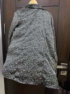 Leopard Print Button-Up Shirt