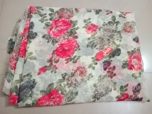 Dreamy Floral Chiffon Saree 🌸✨