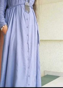 Elegant Blue Maxi/gown/Abaya