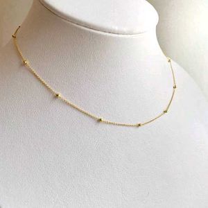 Gold Tone Chain Necklace Pack Of 2