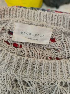 Cream Cable Knit Sweater