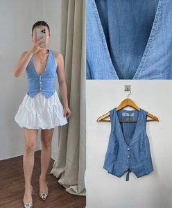 Zara Denim Vest