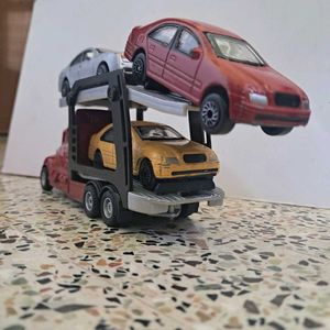 ToysRUs Red Miniature Car Loader truck