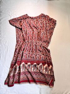 Bohemian Print Kaftan Dress