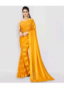 Women Yellow Saree