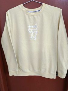 Yellow Graphic Sweatshirt