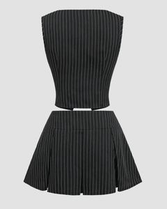 LITTLEBOX Striped Sleeveless co ord set