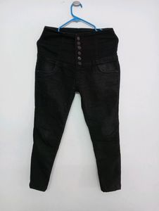High Waisted Black Jeans