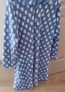 Blue Heart Print fleece co ord set