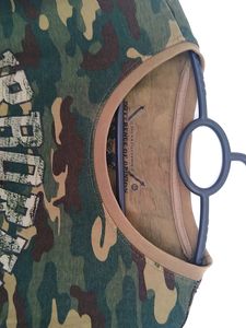 Olive Green Military Print Tshirt