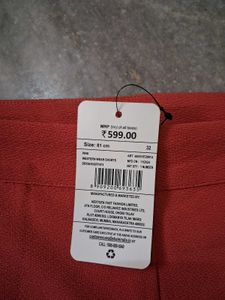 Red High-Waisted Shorts