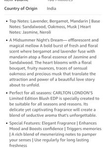 Cartlon Limited Edition Perfume💟