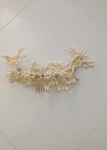 Pearl &amp; Crystal Hair Comb