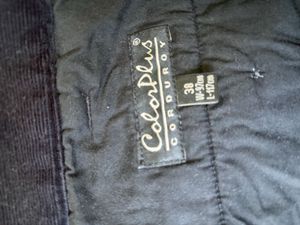 Men's Black Corduroy Pants